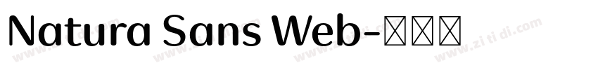 Natura Sans Web字体转换